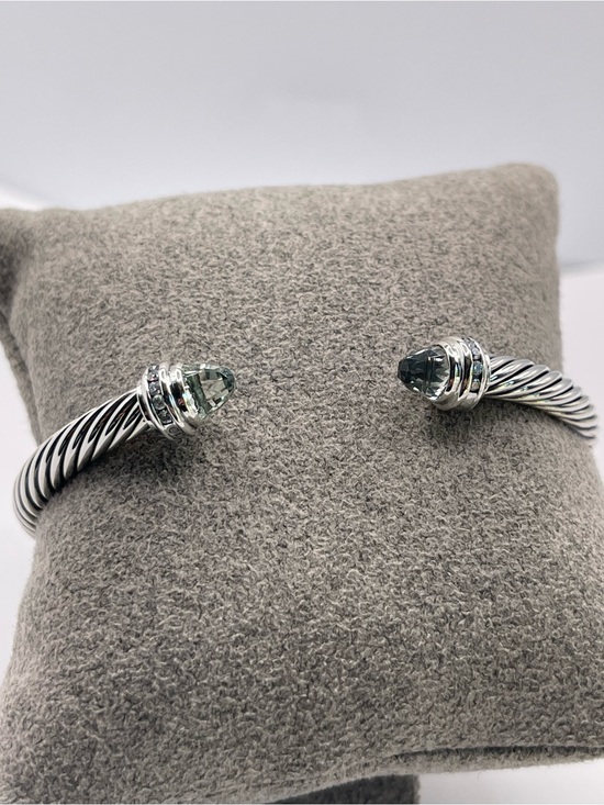 David Yurman Jewelry - David Yurman Cable Classics 5mm Bracelet Prasiolite and Diamonds